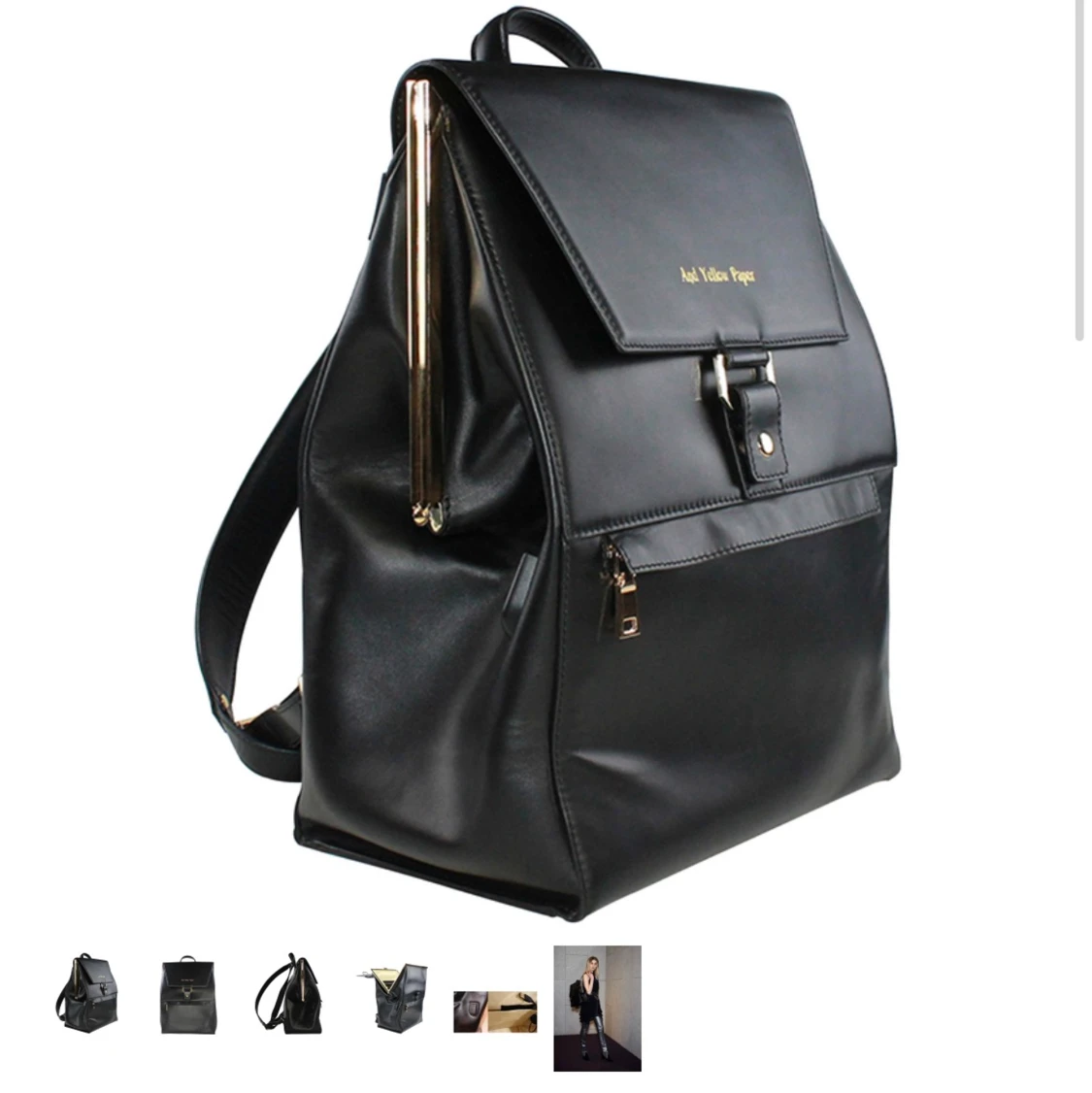 Ryggsäck, and yellow paper  - 90