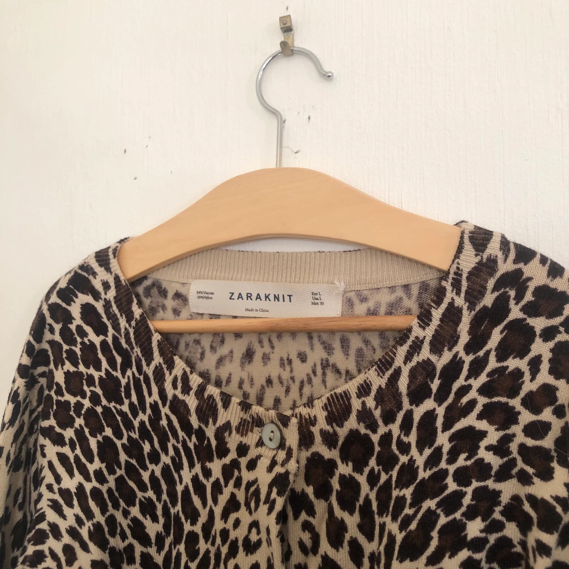 Leoparmönstrad kofta