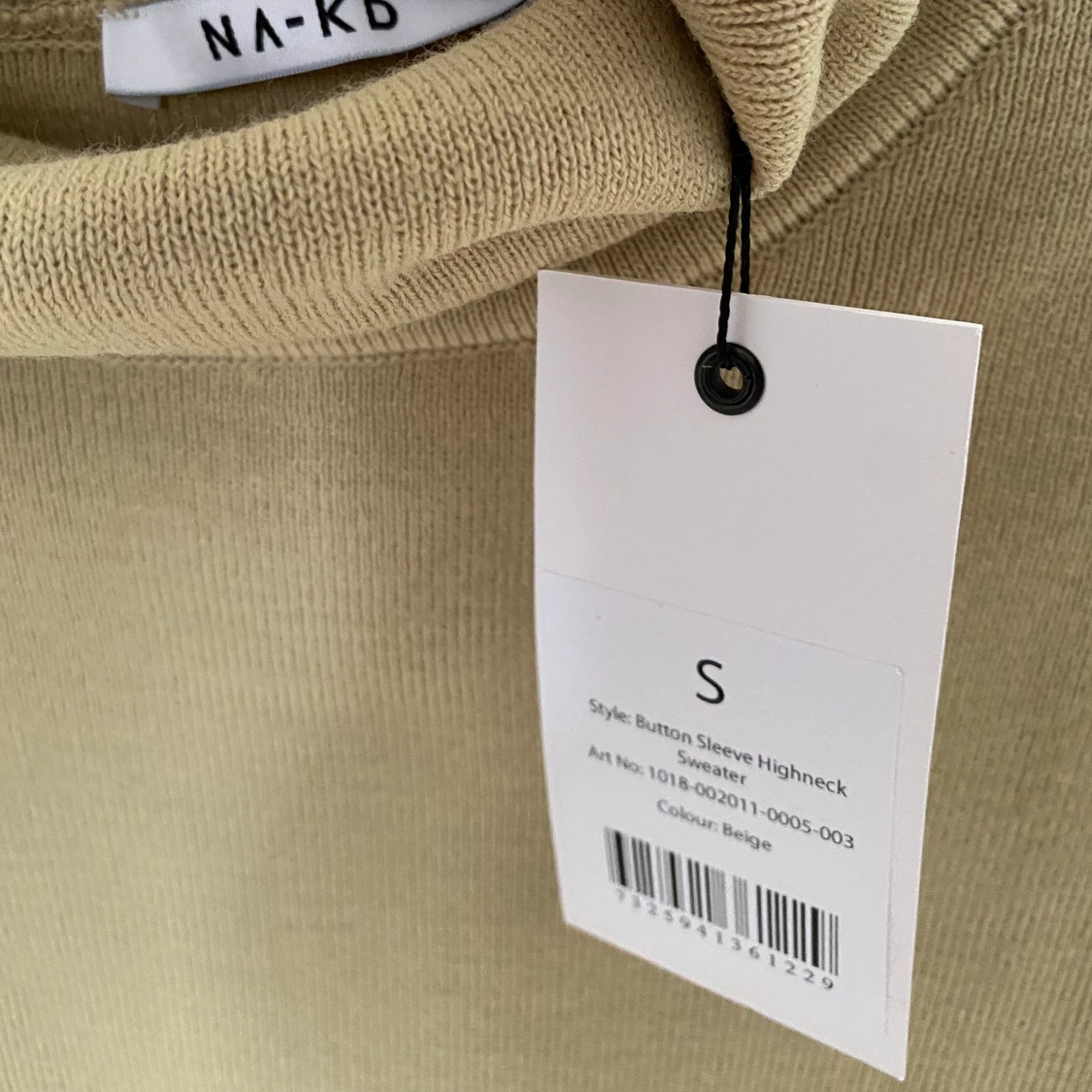 Beige sweater NAKD - 91