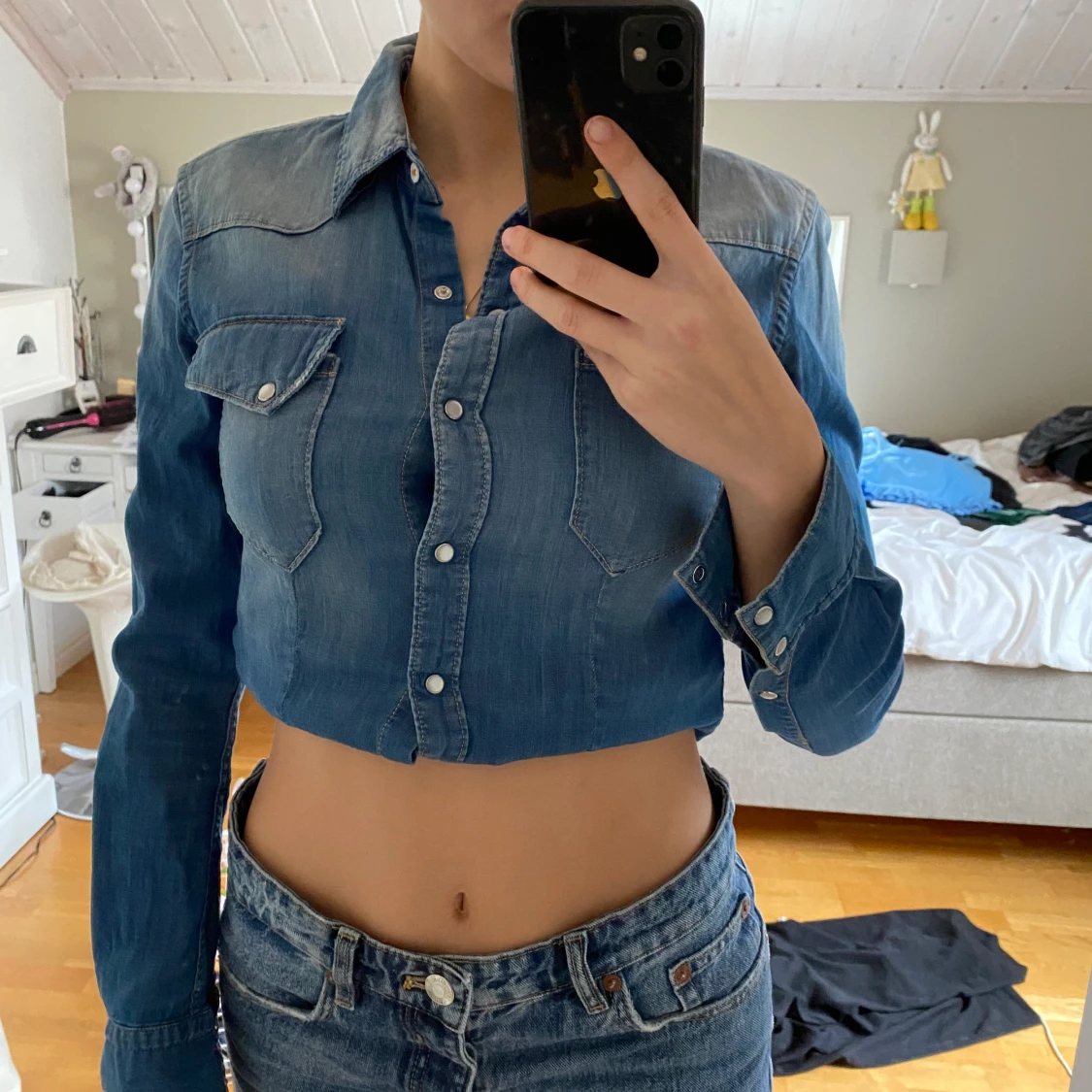 Jeans skjorta  - 90