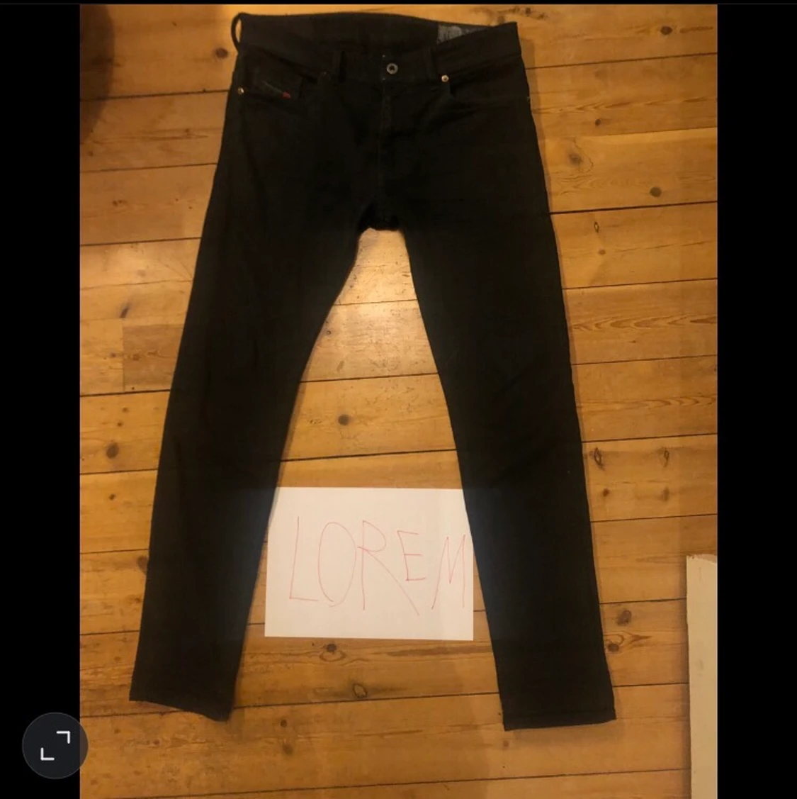 Diesel jeans svarta 31 