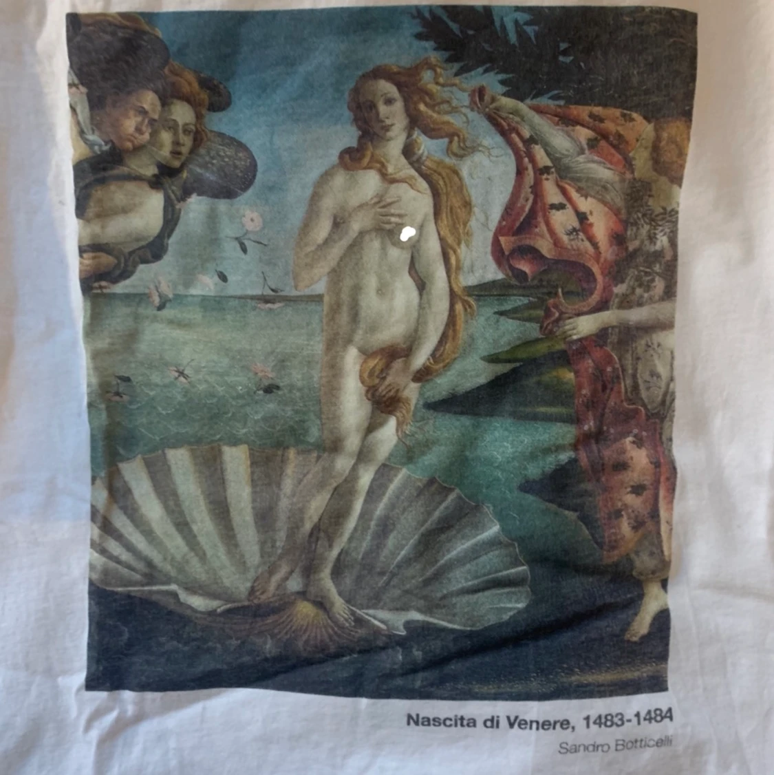 t-shirt med konst - 90