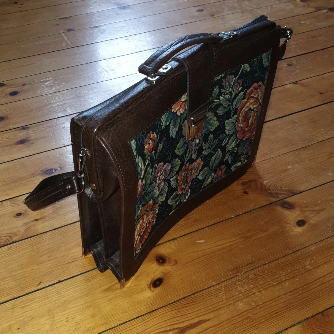 vintage läderportfölj - 91