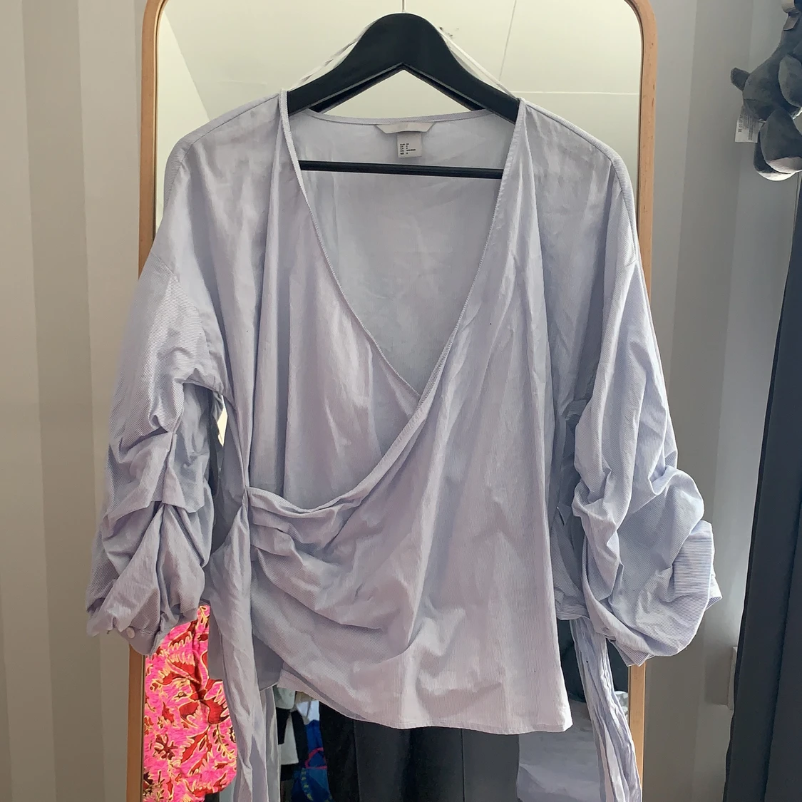 Himmelsblå blus - 90