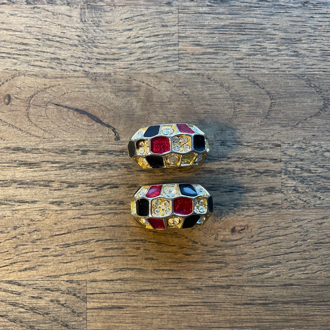 Vintage clips-örhängen🤎