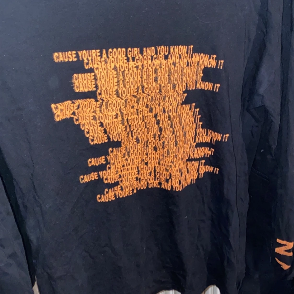 Långärmad fin T-shirt