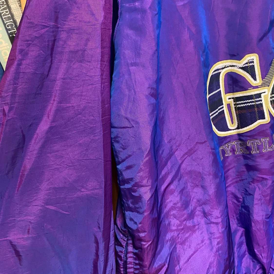 Vintage glansig windbreaker - 90