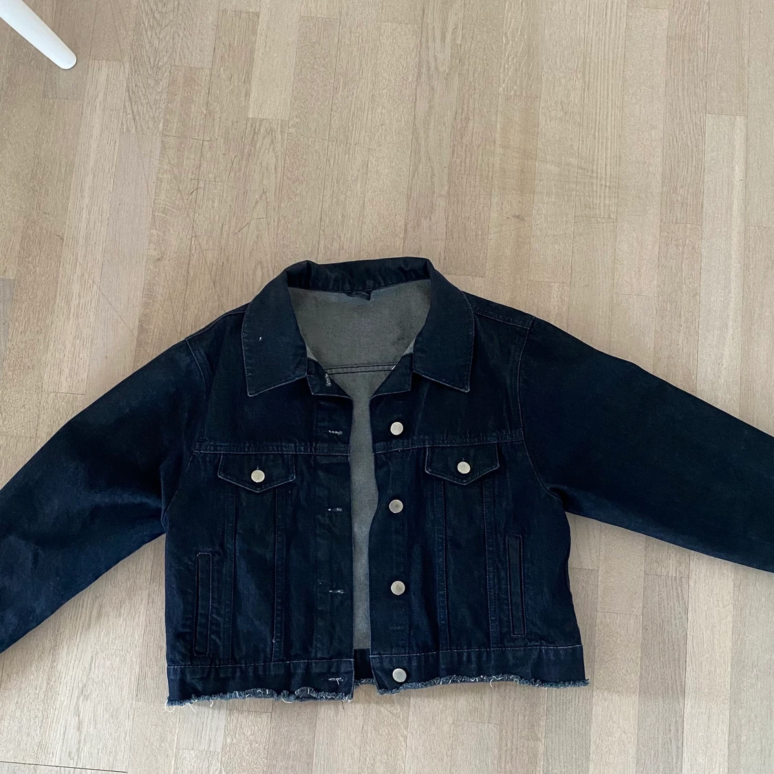 Mörkblå jeansjacka - 90