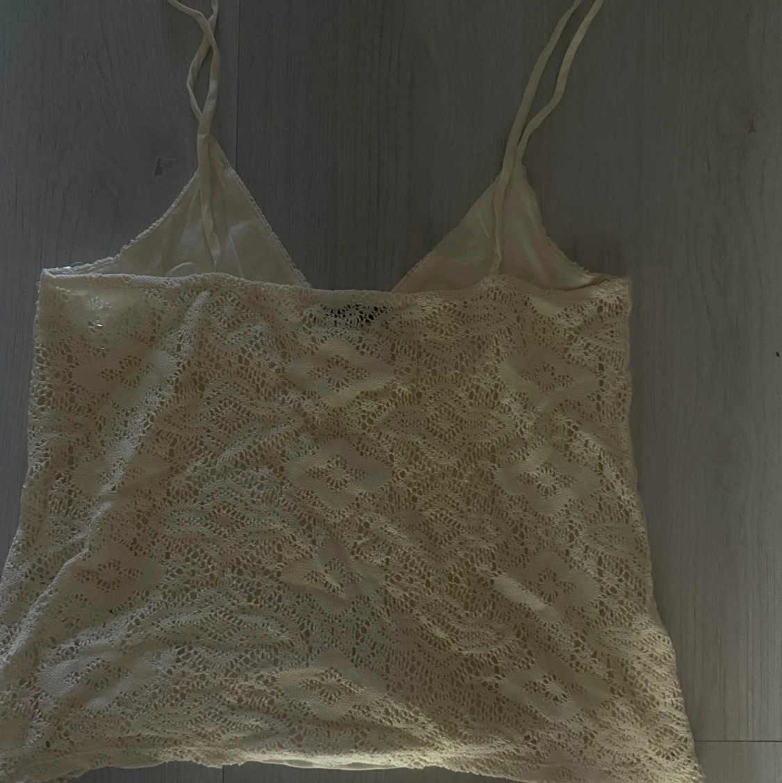 Vitt spetslinne Stradivarius - 90