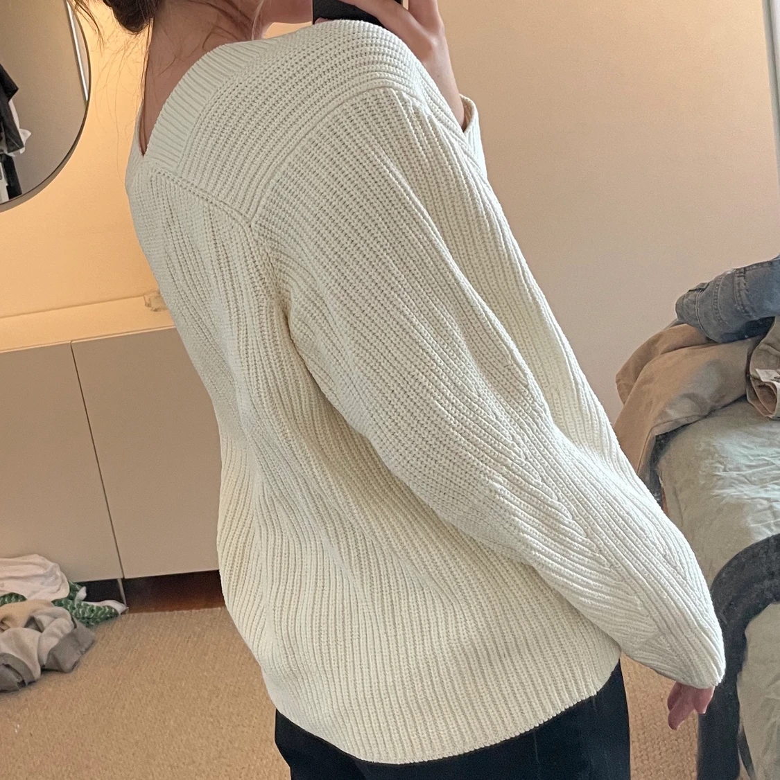 Mysig stickad tröja💓 - 91