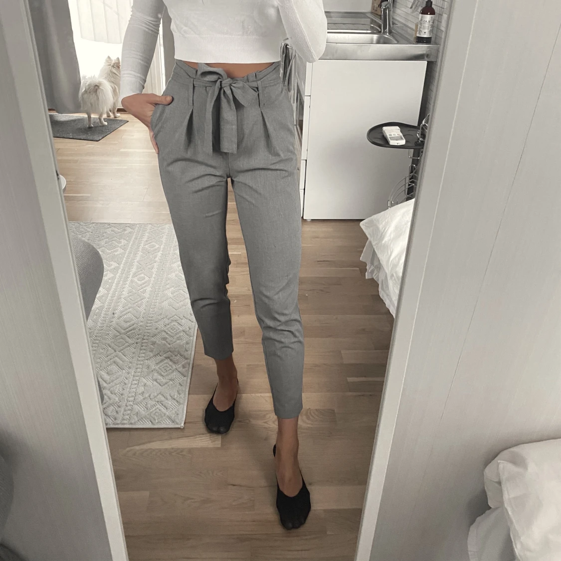 Only - Paperbag ankel pants 34