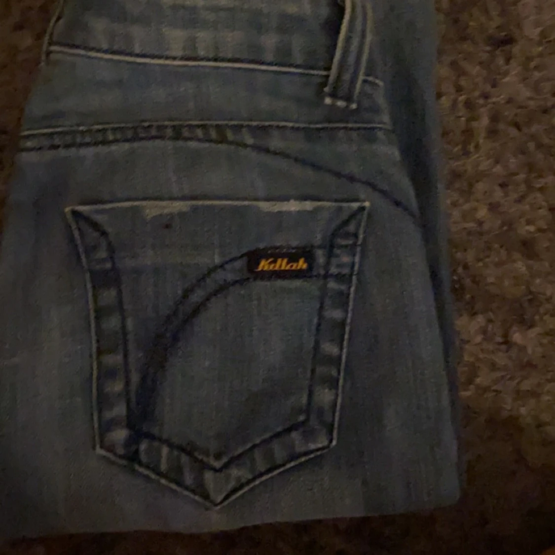 Lågmidjade bootcut jeans💕💕 - 91