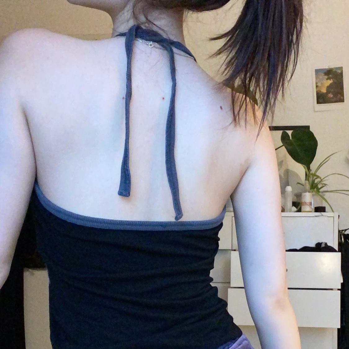 Halterneck linne - 90