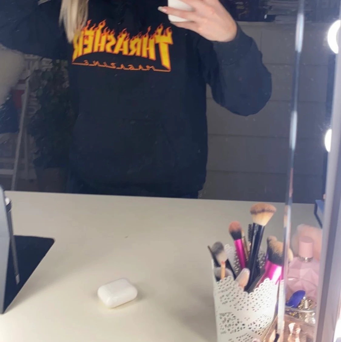 Hoodie från Thrasher strl S