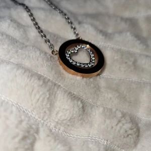 Halsband  - De  är en halsband med en bronze färgad cirkel runt en silver färgad  hjärna med diamanter på.