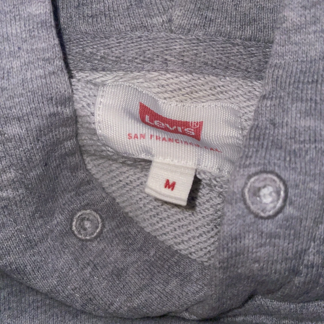 Grå levis hoodie