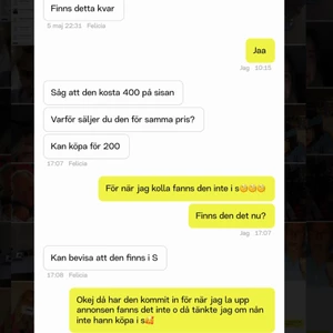 FEL - Det här gör mig så ledsen!! Hoppas ni förstår att hennes omdöme endast var för att förstöra för mig ❤️ La upp en klänning för samma pris för att när jag hade köpt den fanns den inte längre kvar i S och innan jag skicka tillbaka ville jag se om någon ville köpa💕