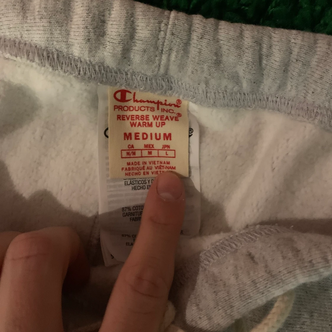 Champion Reverse Weave Sweatpants Grå Mjukisbyxor - 91