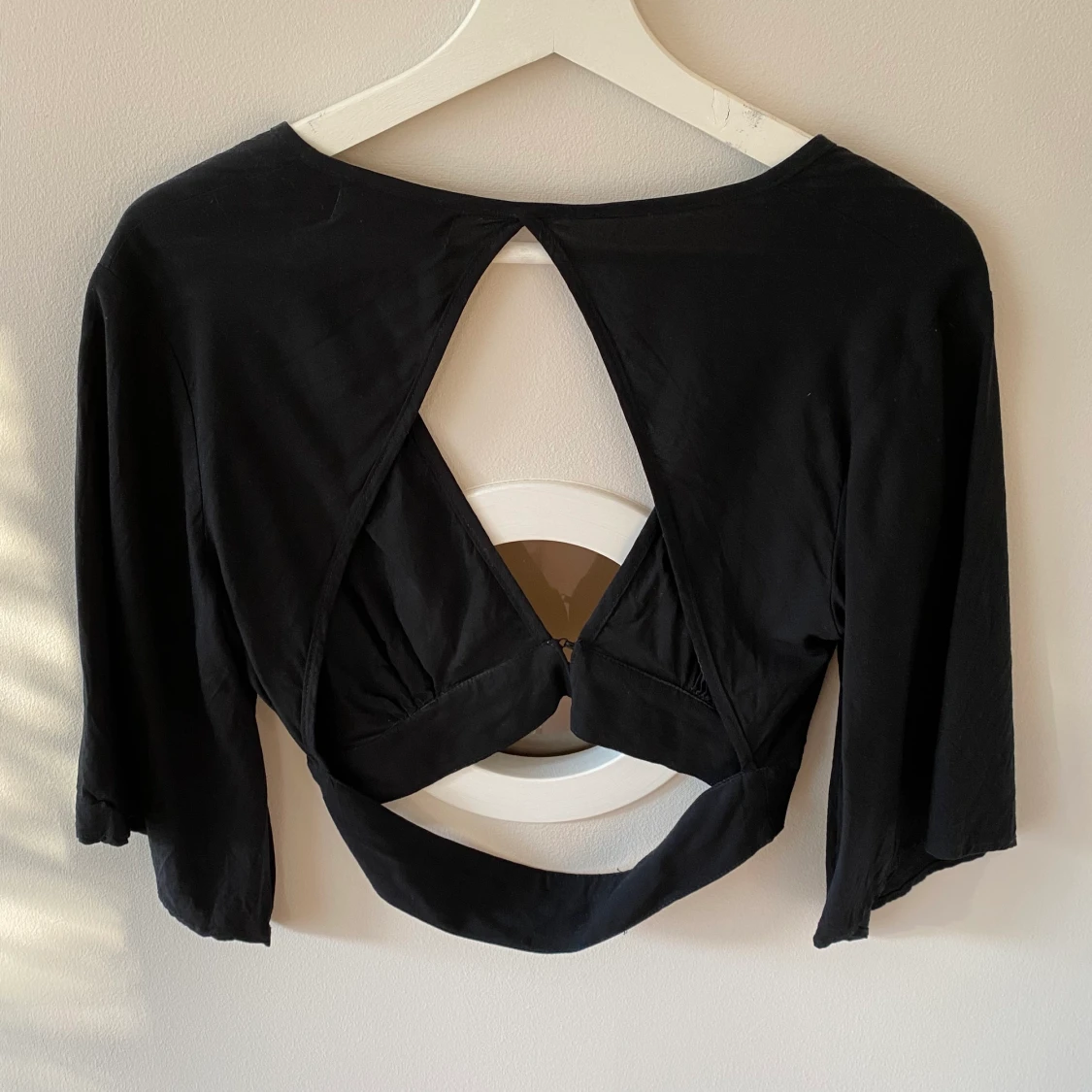 Svart croptop - 90