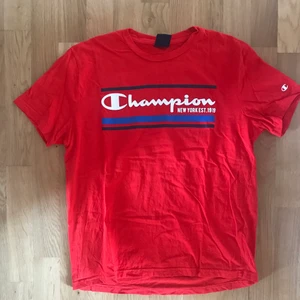 Champion tshirt M - Säljer denna helt i nyskick. Har aldrig på mig den så den får åka nu. Storlek M.