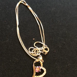 Halsband 925 S med stämplar - Helt nytt!!!44cm kedja