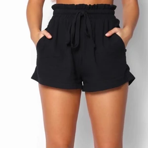 White fox boutique shorts  - New black shorts from white fox boutique. Never used, still has tag on, high waisted, loose fit and comfortable, cotton material 