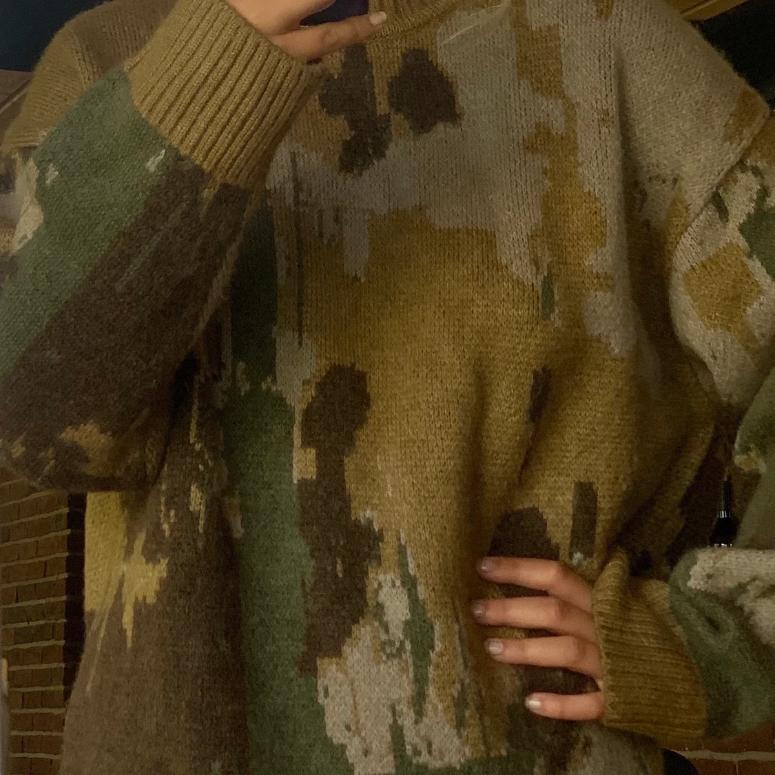 Grön Weekday tröja 