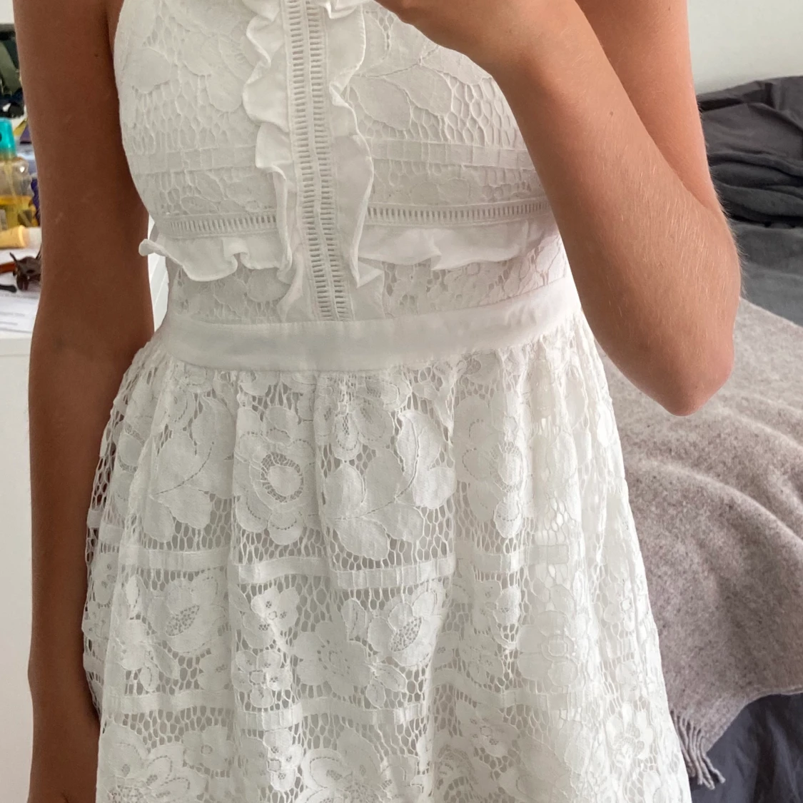 Vit klänning  - 91
