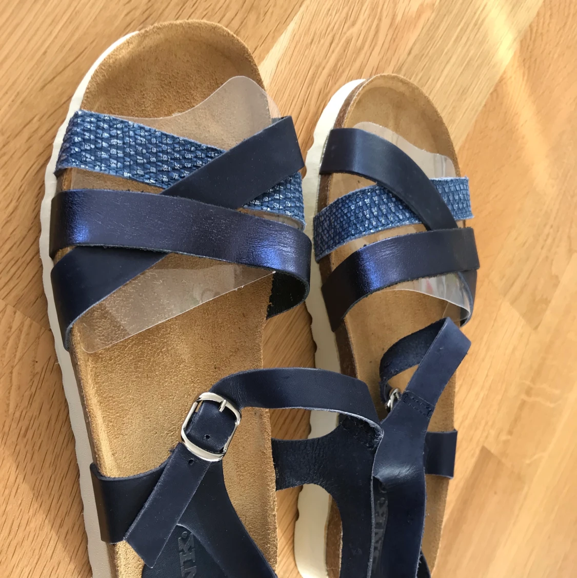 Sandaler, läder, str 41, helt nya  - 91