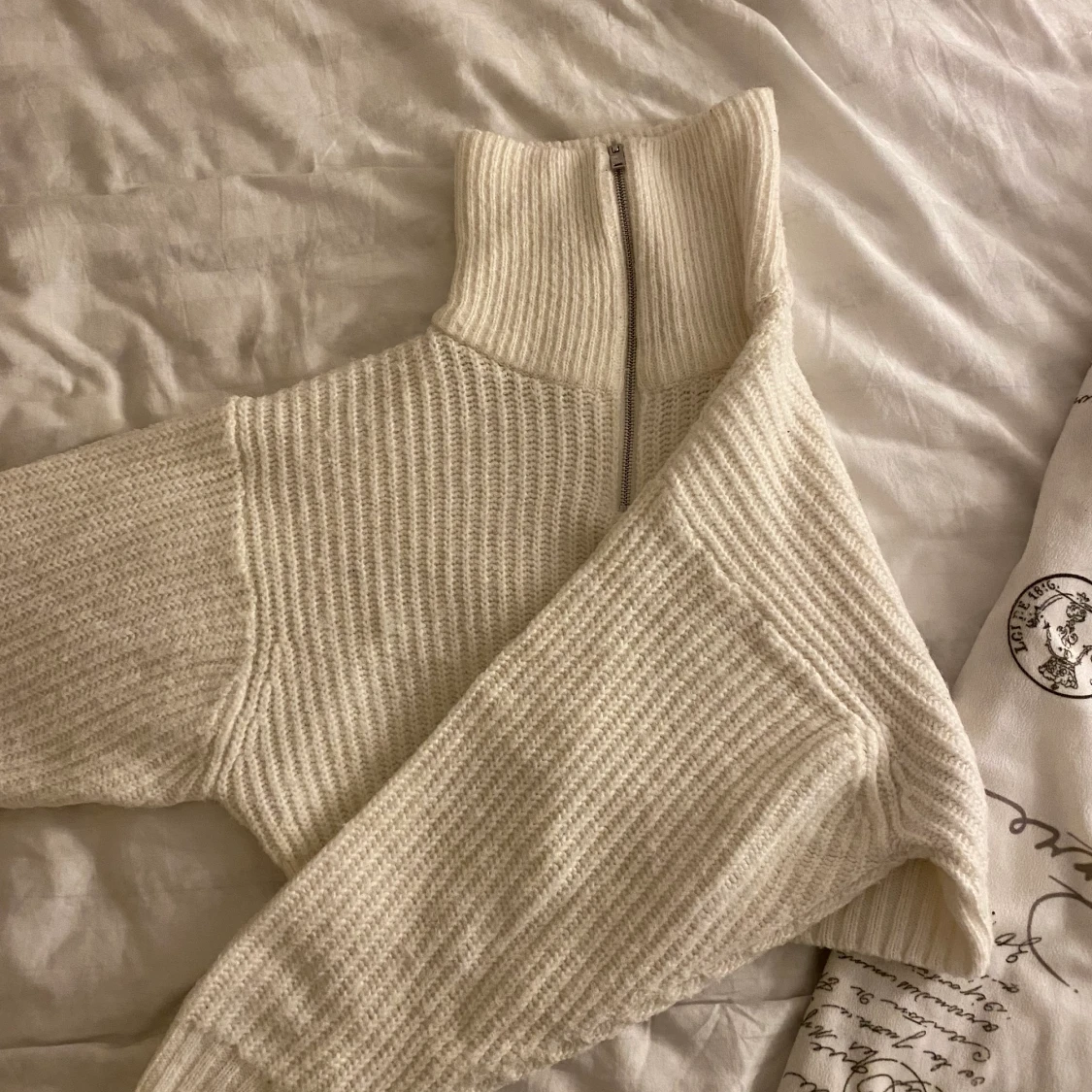 Stickad ziptröja - 90