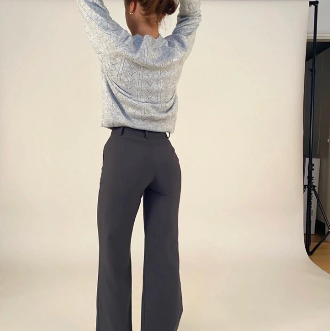 Venderbys darkgrey kostymbyxor