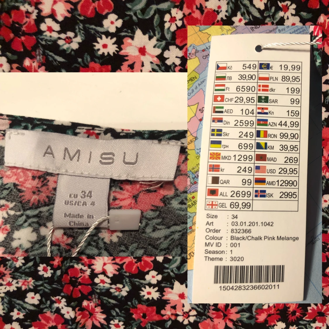 Lång sommarklänning aldrig använd 34 - 91