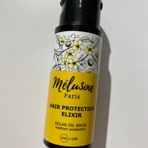 Mélusine Paris hårelixir 30 ml - Mélusine Paris Hair protection elixir, solar oil SPF 20 medium protection. Oanvänd.