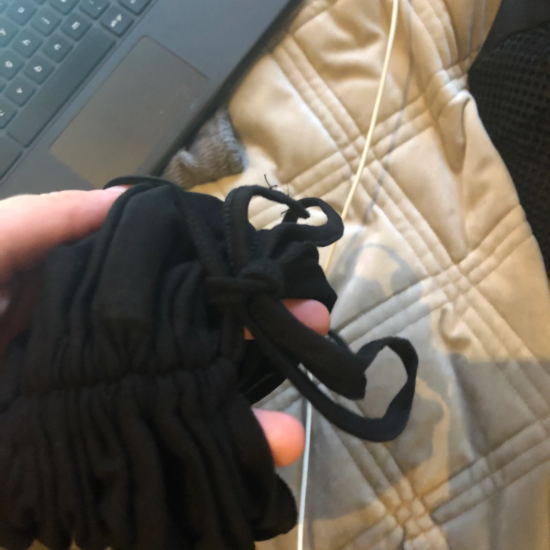 söt y2k topp med snörning - 90