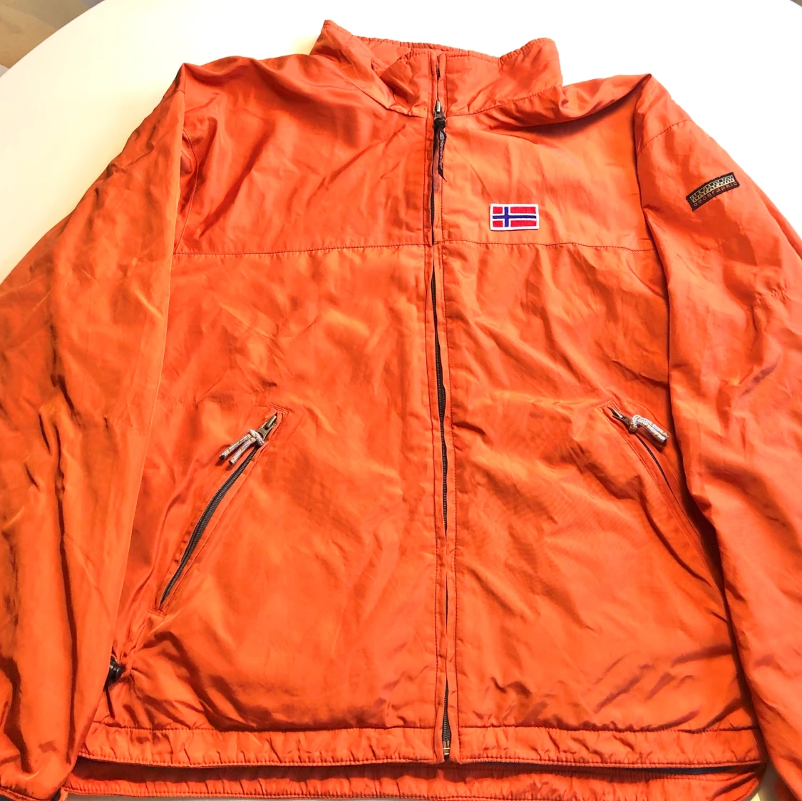 Vintage Napapijri jacka + broderbar loga - 90