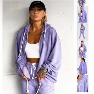 Zip hoodie - Fin å skön lila zip hoodie från madlady. De står ”be humble” på hindi litet på sidan. Jätte bra skick, säljer bara för tycker inte jag passar i lila🥰