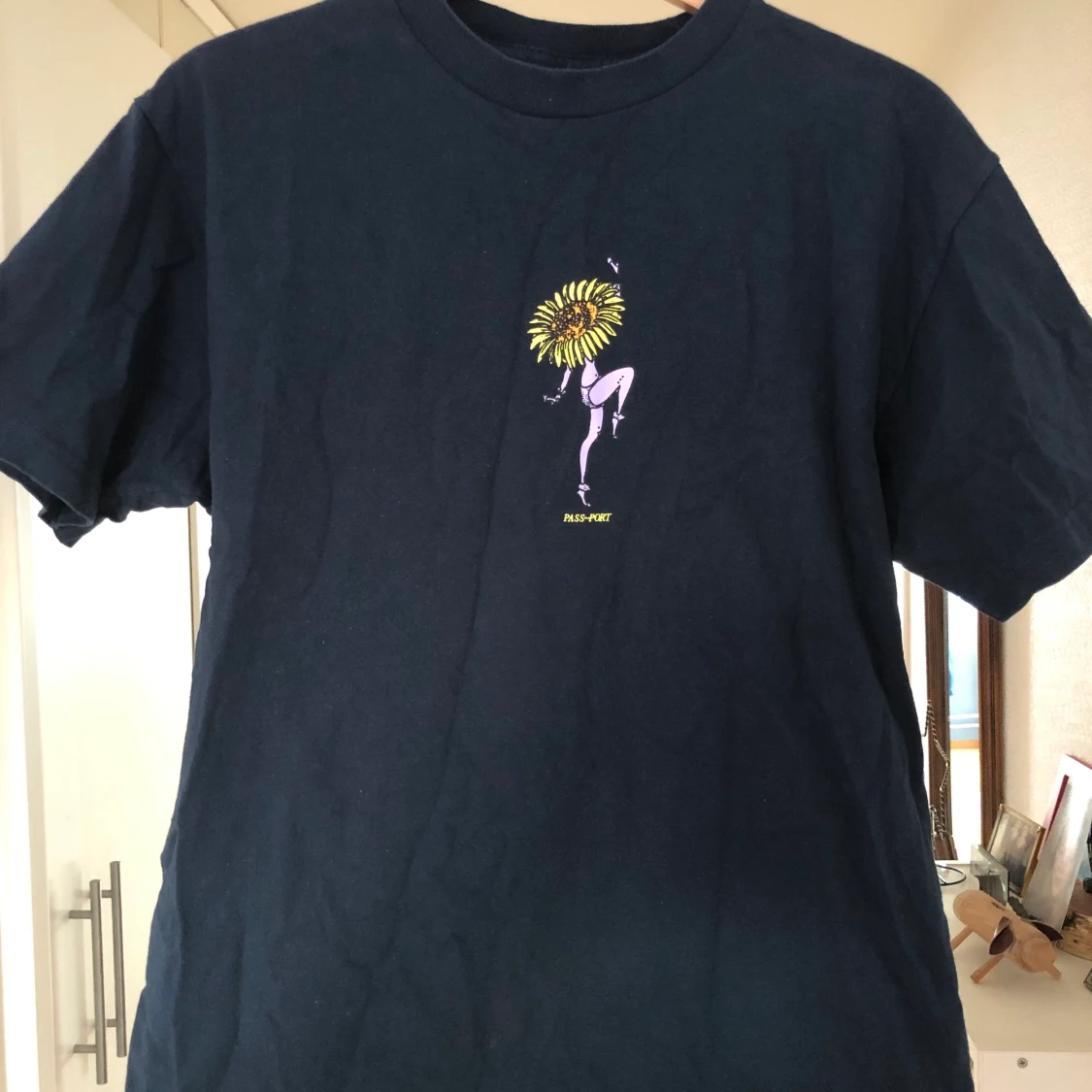 Passport t-shirt blå - 90