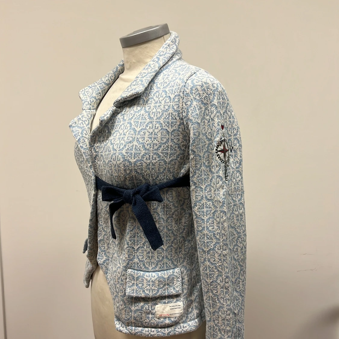 Odd Molly kofta Blå/vit - 90