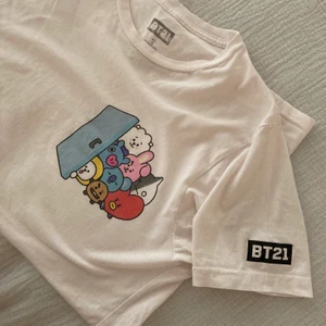  BT21 T-Shirt ❤️  - Cute Official merch Bt21/BTS T-Shirt. DM for more pictures. Print naturally a little faded but I think it’s cuter that way!