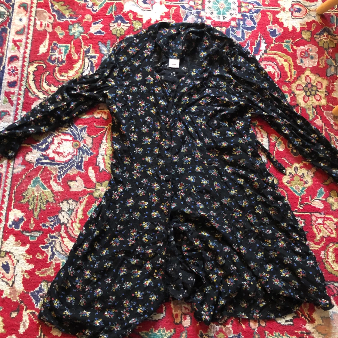 blommig klänning - 90