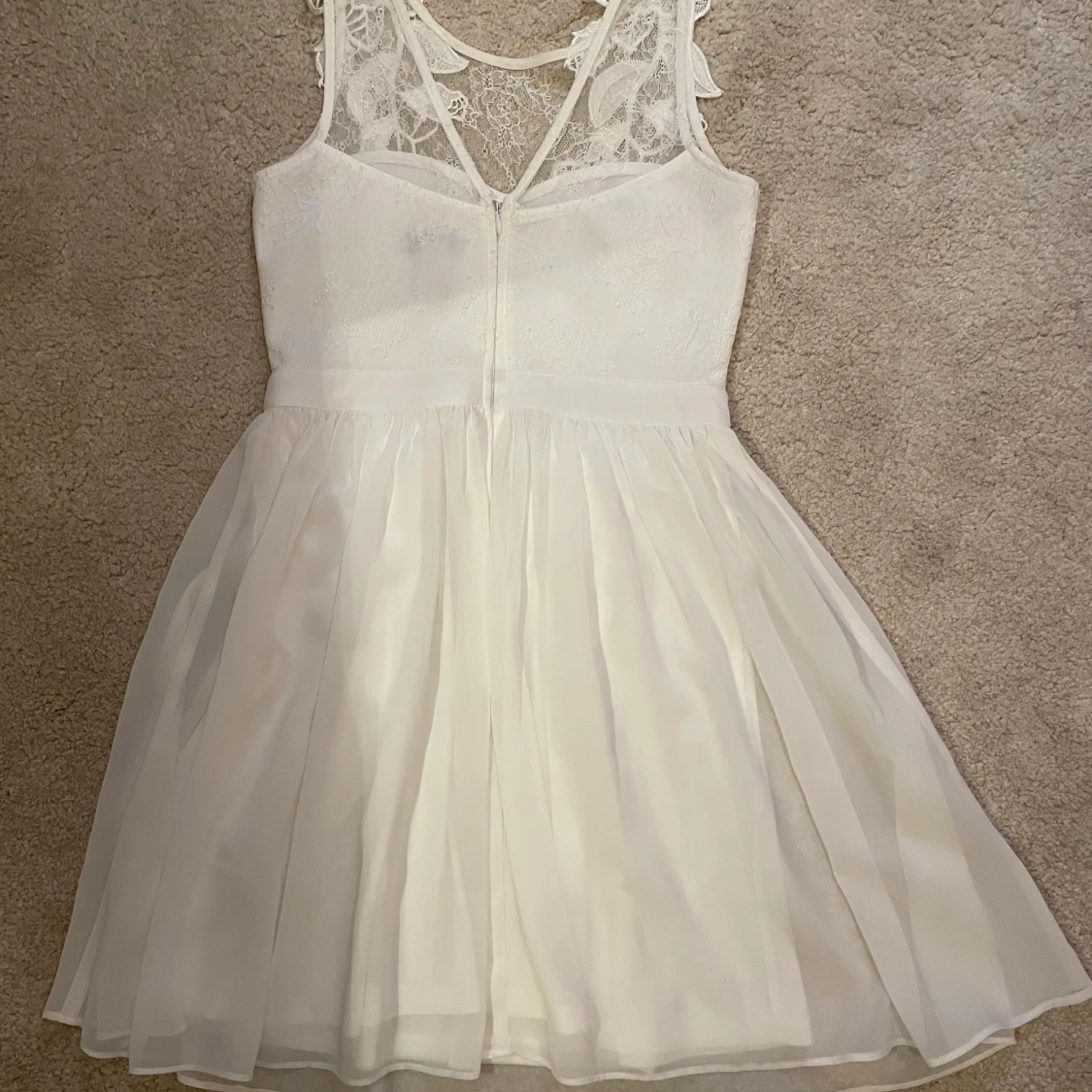 Vit söt Studentklänning - 90