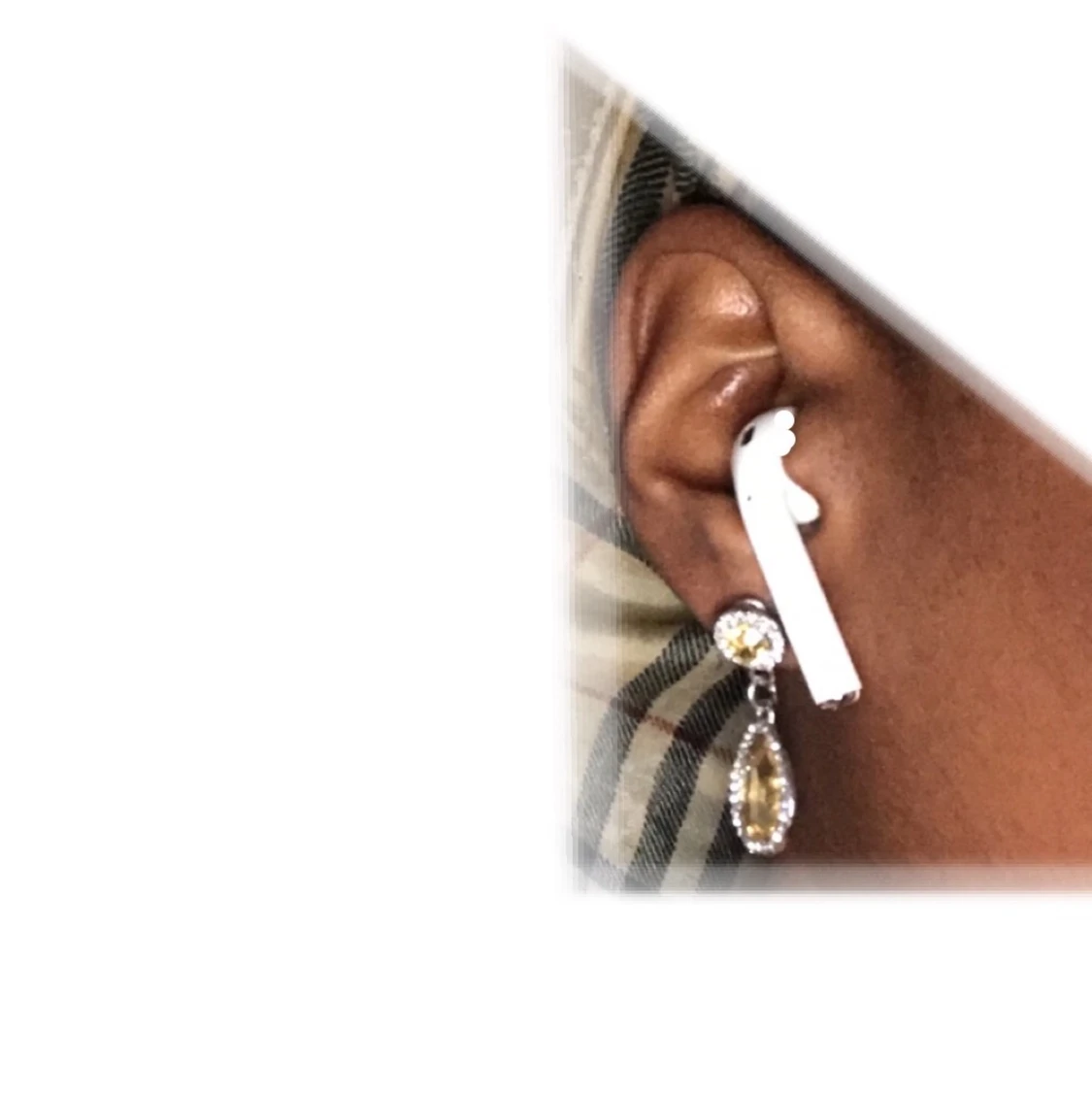 Guld-gröna örhängen - 91