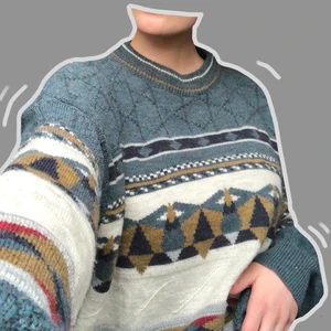 Stickat tröja! - Fin stickad tröja köpt secondhand! 