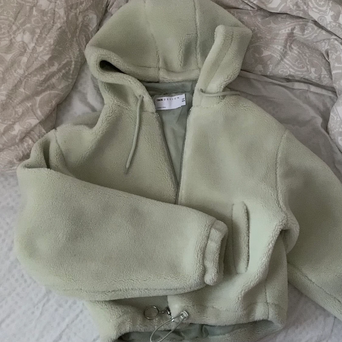 Ljusgrön Fleecejacka - 90