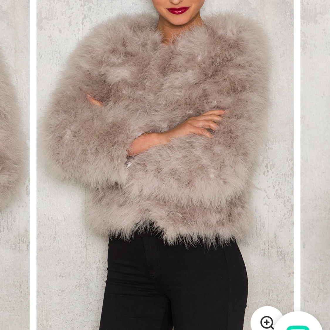 Äkta pälsjacka  - 90