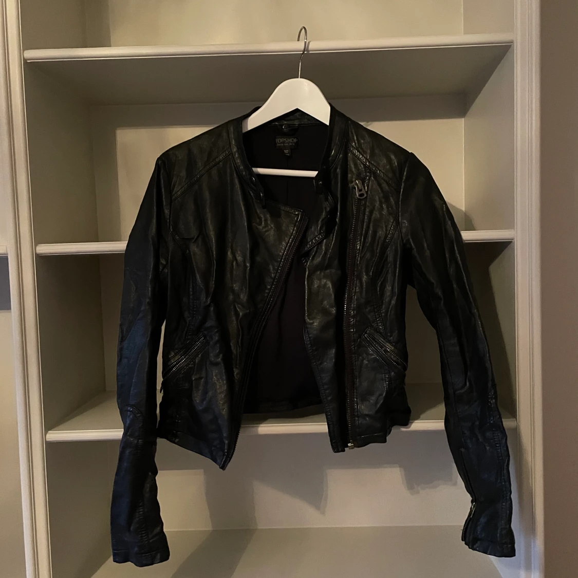 Fake läder jacka - 90