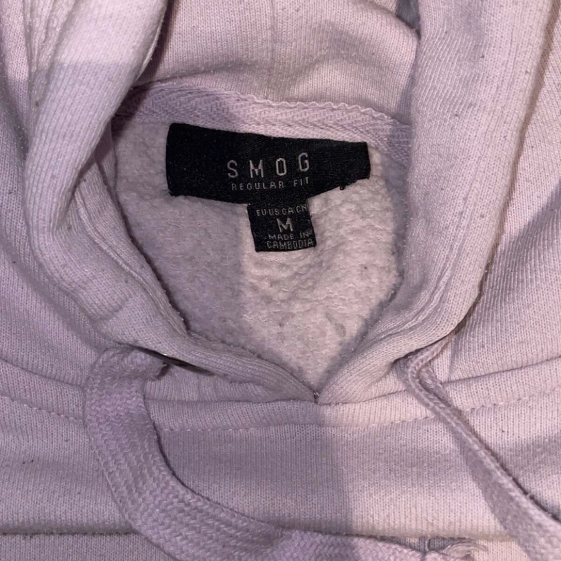 Lila hoodie storlek M - 91