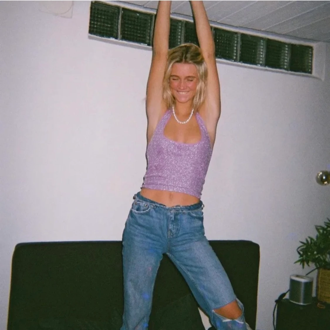Lila fest topp  - 90