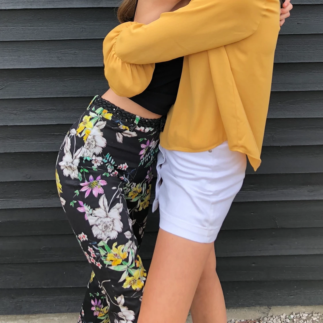 Blommiga kostymbyxor - 91