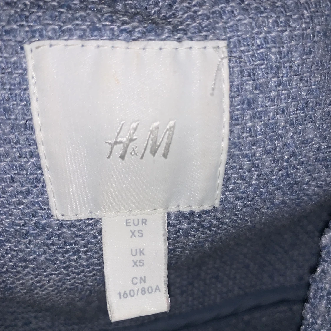 Oversized blå jacka - 90